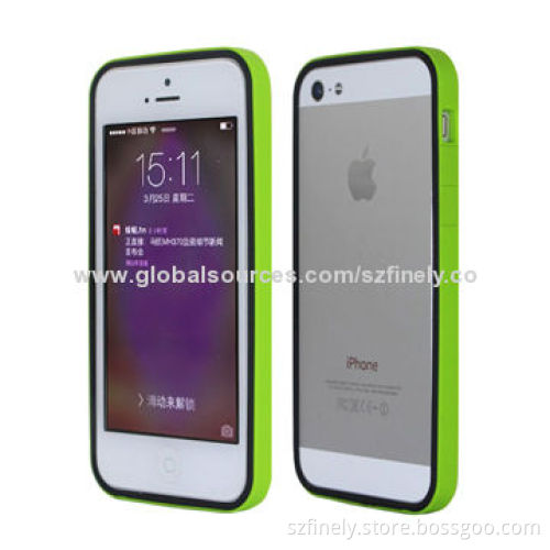 Bumper Cases for iPhone 5/5S, Double Injection, Ultra-thin, Lightweight and Simple